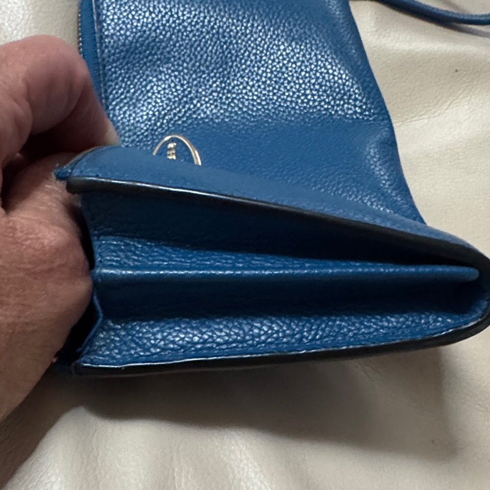 Coach Royal Blue Wristlet - Picture 5 of 10